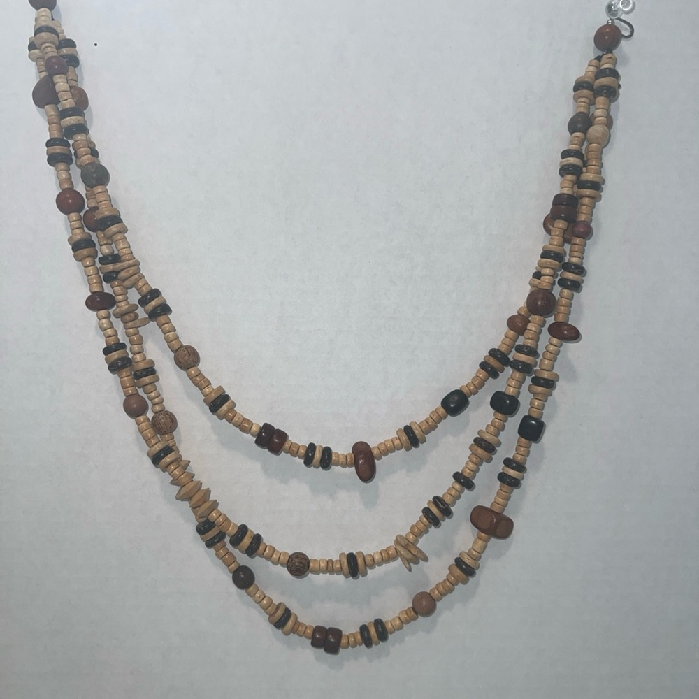 Elegant Multi-Strand Beaded Necklace